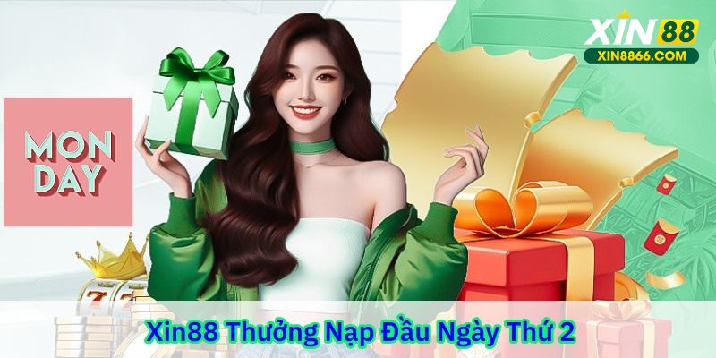 Thưởng nạp đầu ngày thứ 2 tại Xin88